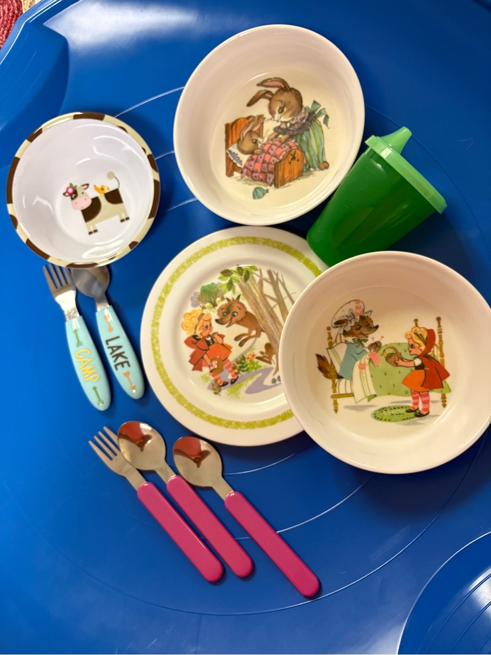 Children's Vintage Storybook Dinnerware